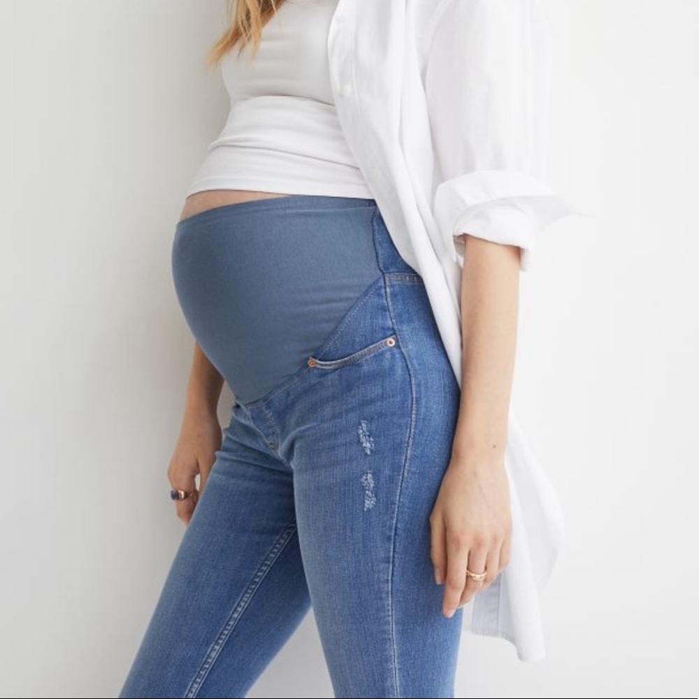 H&M Blue Maternity Skinny Jeans